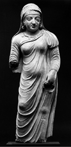Stucco Gandharan statue of Hariti