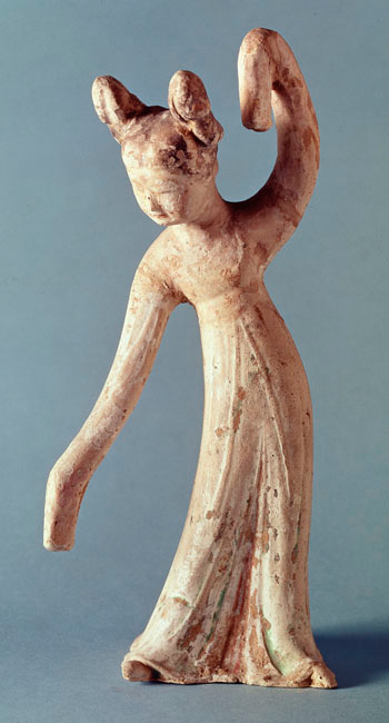 Tänzerin aus der Tang-Zeit (618-907).