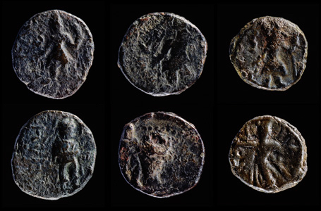 Drachmen- und halbe Drachmenmünzen (c.127-150).