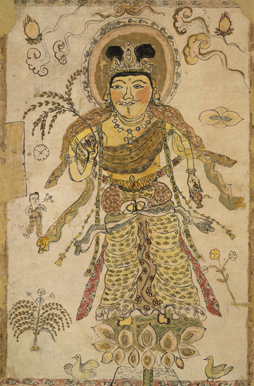 Malerei mit Avalokiteśvara.
